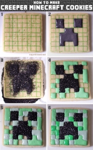 Biscoito decorativo Minecraft