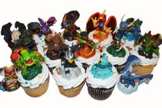Rodas da Diversão - Skylanders cupcakes